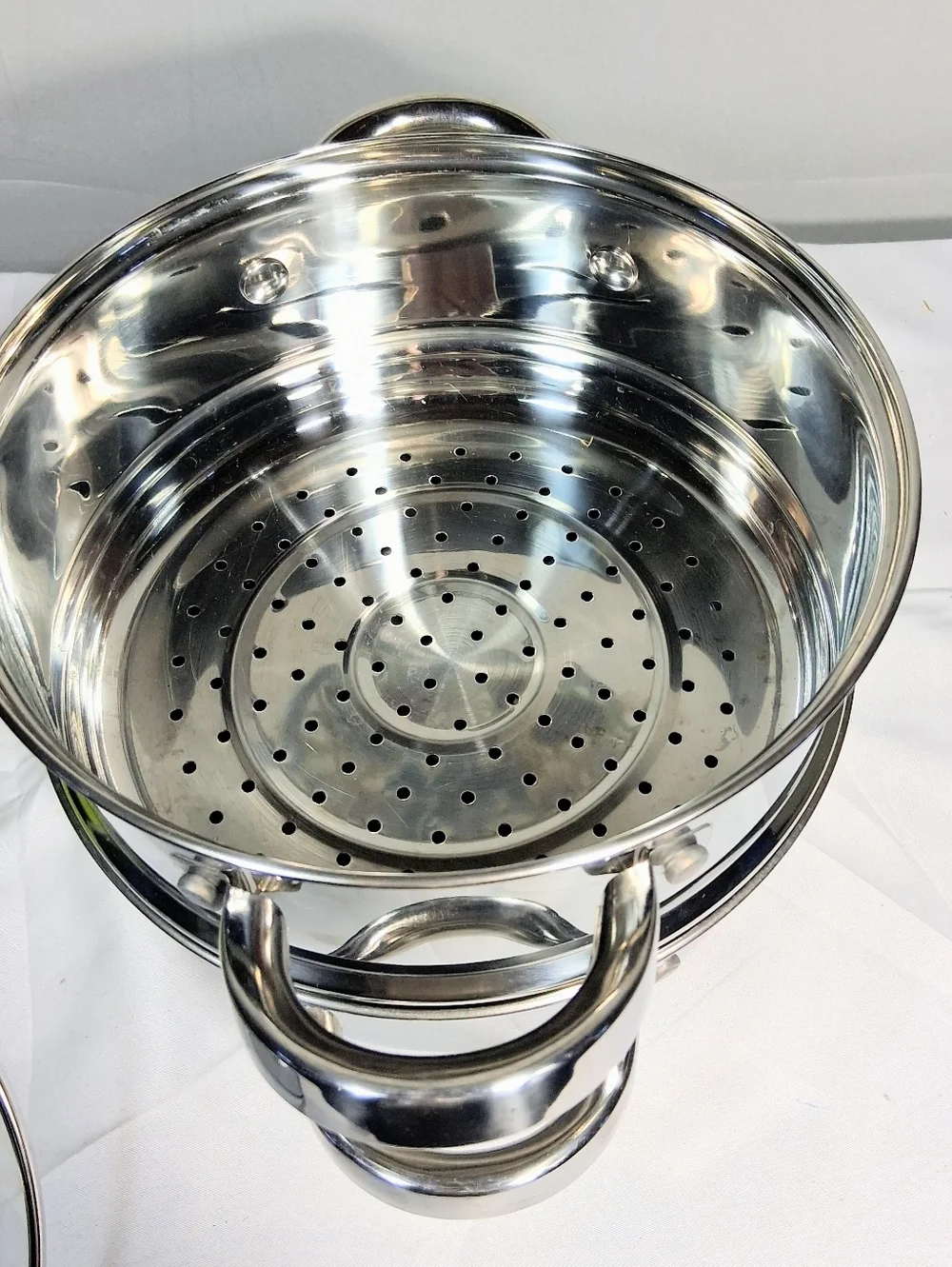 3 Piece Oster Shiny Stainkess Steel Double Boiler - Picture 6 of 9